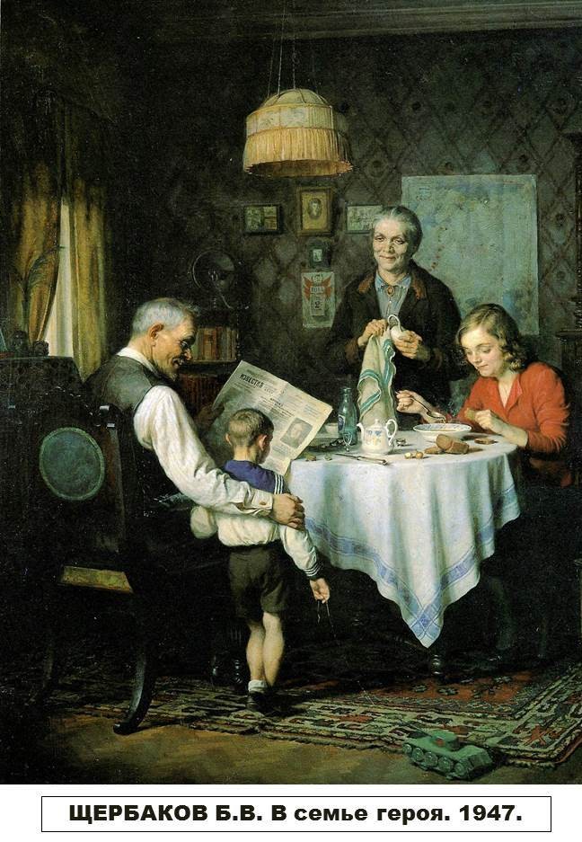 Щербаков Б.В. В семье героя
